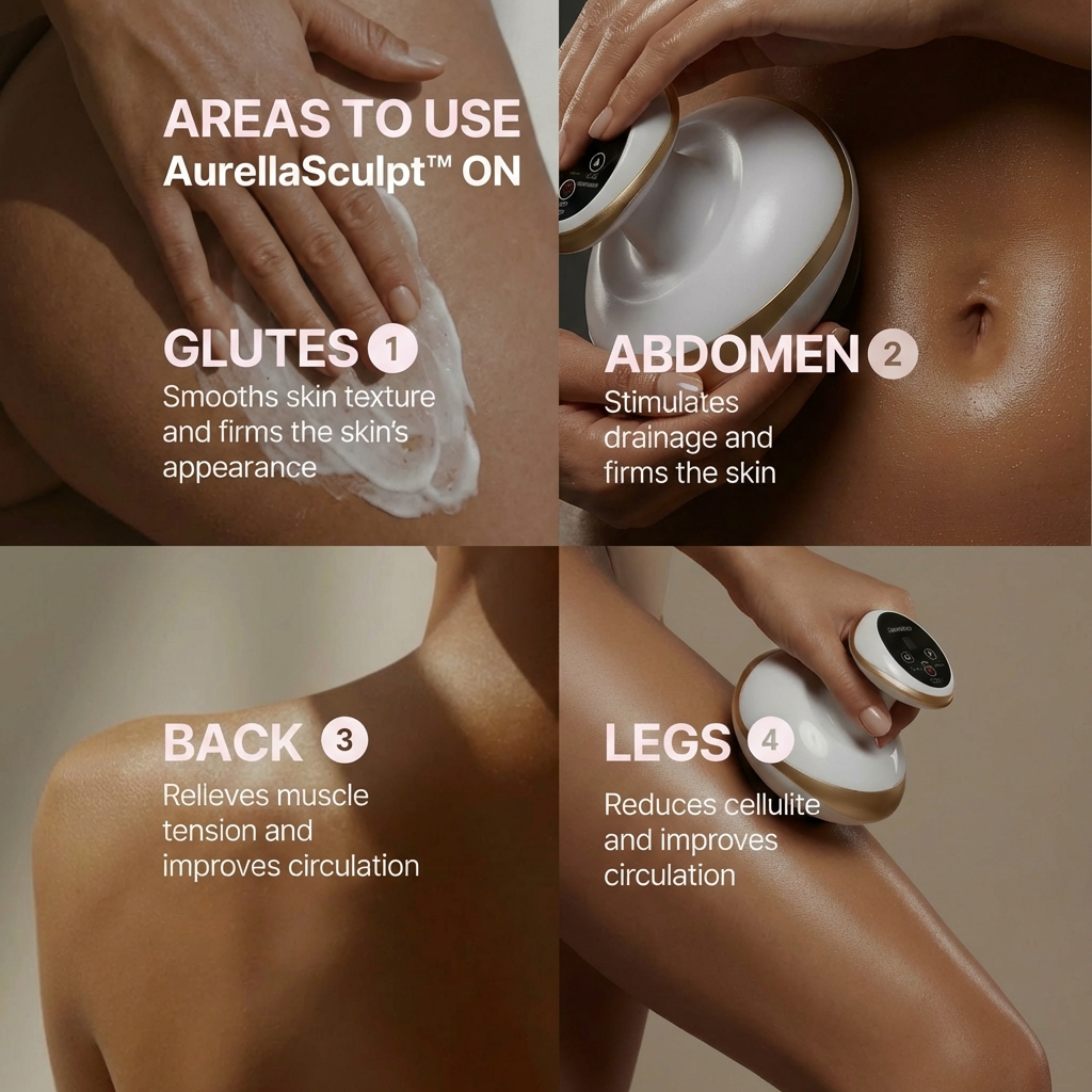 AurellaSculpt™ - Reduce the Appearance of Cellulite & Firm Your Skin in Just 5 Minutes a Day